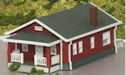Download the .stl file and 3D Print your own The Crafton Home HO scale model for your model train set.